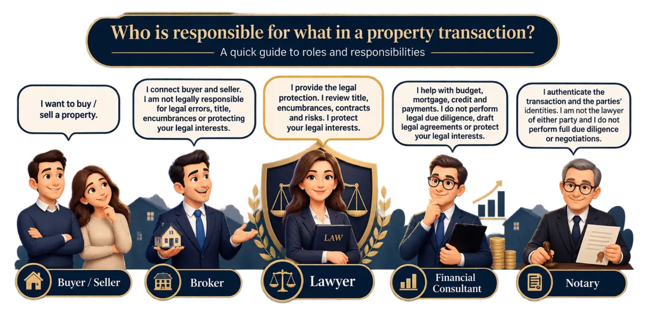 Who does what in a property transaction
